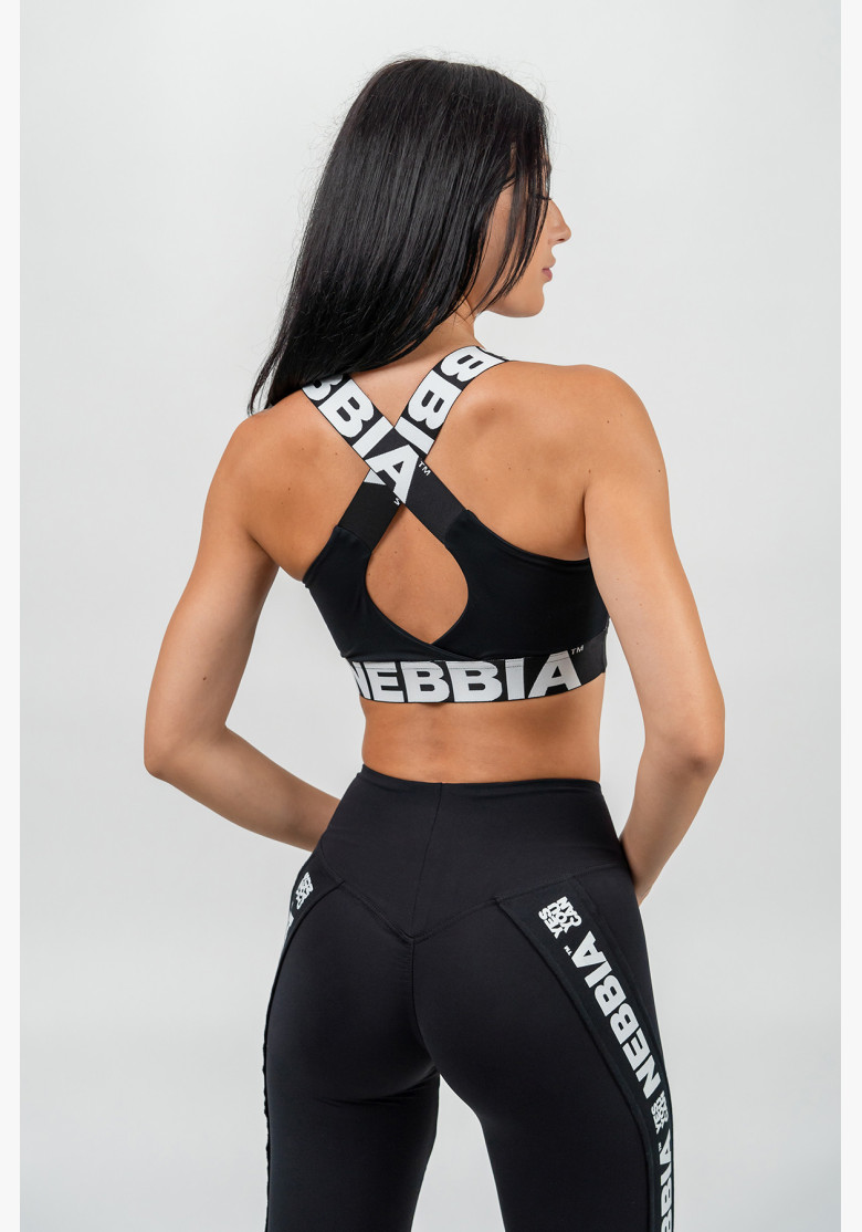 NEBBIA Sports bra with medium support...