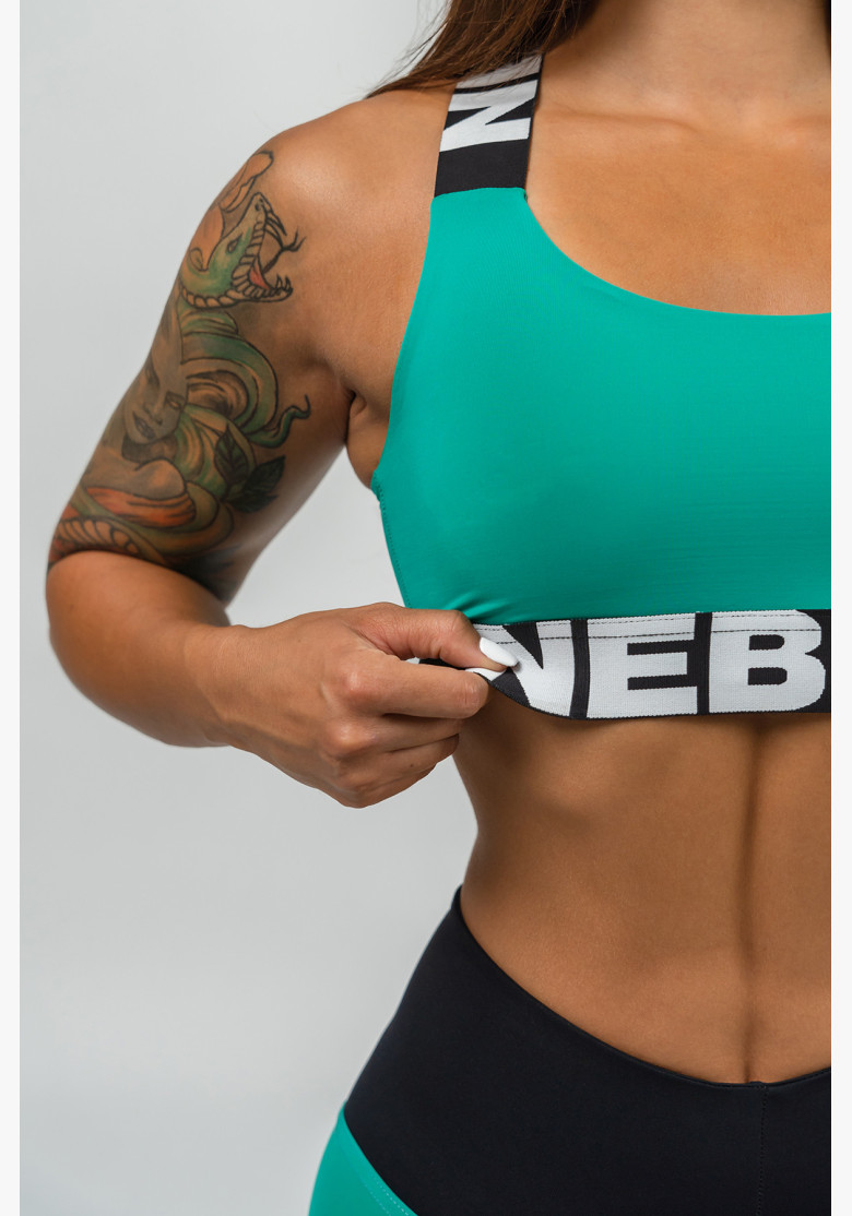 NEBBIA Sports bra with medium support...