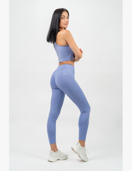 NEBBIA Reinforced bra with high support GYM TIME purple