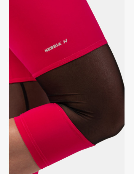 NEBBIA ¾ sports leggings with high waist pink