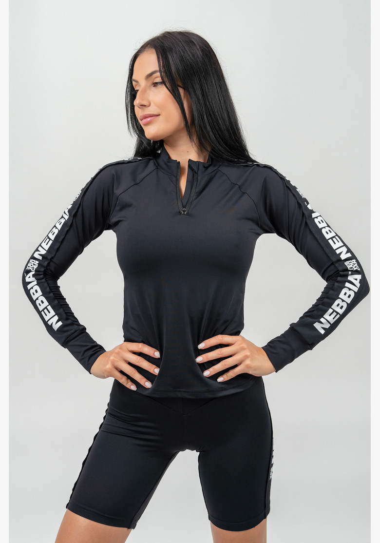 NEBBIA Sports top with long sleeves...