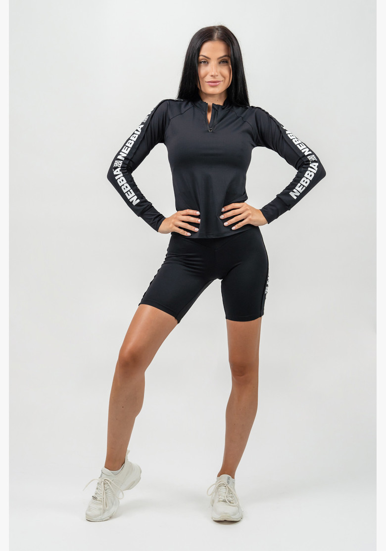 NEBBIA Sports top with long sleeves...
