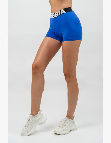 NEBBIA Fitness high waist shorts GLUTE PUMP blue
