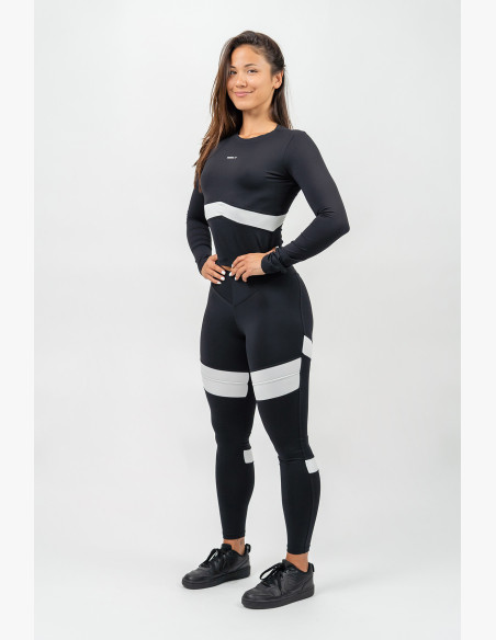 NEBBIA Black long sleeve top TRUE HERO