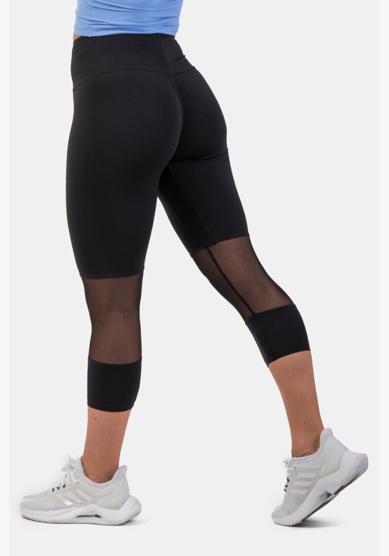 NEBBIA ¾ sports leggings with high...