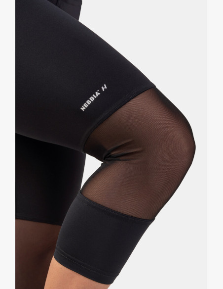 NEBBIA ¾ sports leggings with high waist black