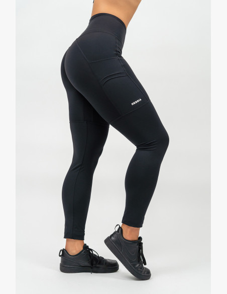 NEBBIA LEG DAY GOALS high waisted leggings black