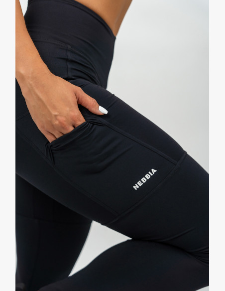 NEBBIA LEG DAY GOALS high waisted leggings black