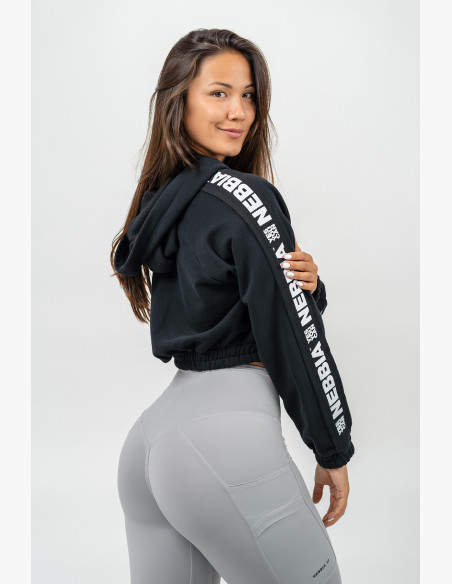 NEBBIA LEG DAY GOALS high waisted leggings grey