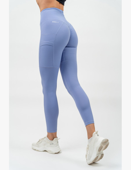 NEBBIA LEG DAY GOALS high waisted leggings purple