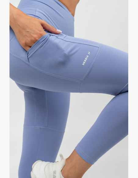 NEBBIA LEG DAY GOALS high waisted leggings purple