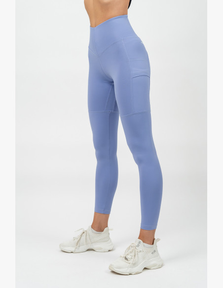 NEBBIA LEG DAY GOALS high waisted leggings purple