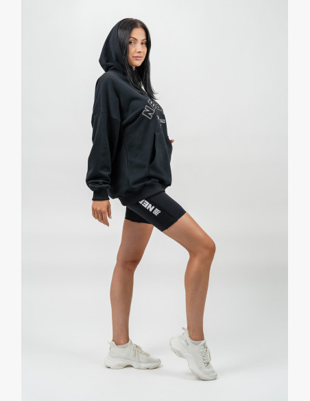 NEBBIA Oversize hoodie GYM RAT black