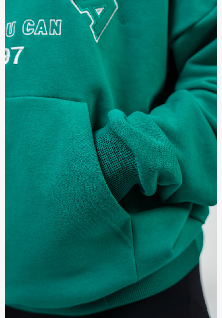 NEBBIA Oversize hoodie GYM RAT green NEBBIA Oversize hoodie GYM RAT green