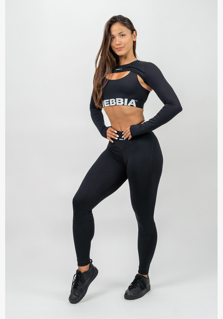 NEBBIA Fitness bolero with long... NEBBIA Fitness bolero with long...