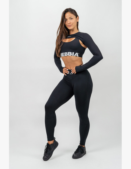NEBBIA Fitness bolero with long sleeves TRUE HERO
