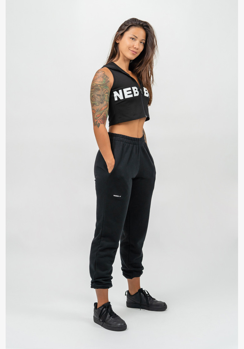 NEBBIA Crop sleeveless hoodie MUSCLE... NEBBIA Crop sleeveless hoodie MUSCLE...