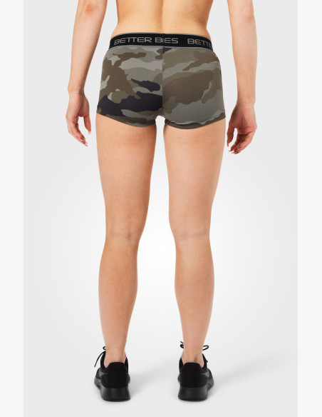 FITNESS GREEN CAMOPRINT green shorts - Better Bodies