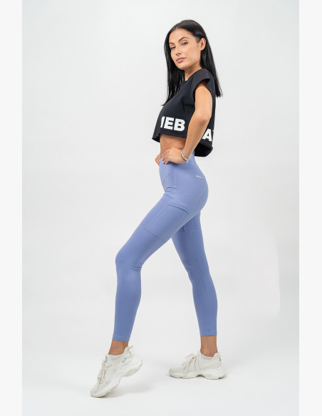NEBBIA Crop top T-shirt POWERHOUSE black