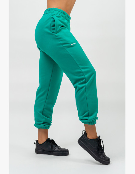 NEBBIA Sports loose sweatpants GYM TIME green