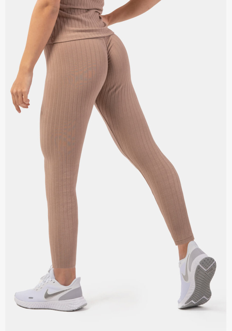 NEBBIA Ribbed High-waist leggings in...
