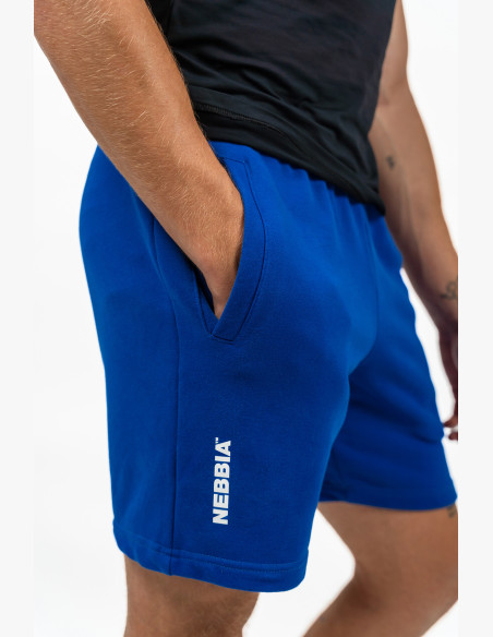 NEBBIA tracksuit relaxed-fit shorts MAXIMUM blue