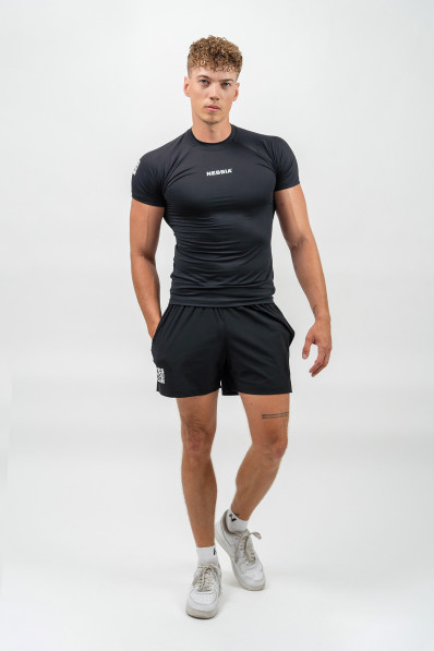 NEBBIA Compression sports shirt PERFORMANCE black