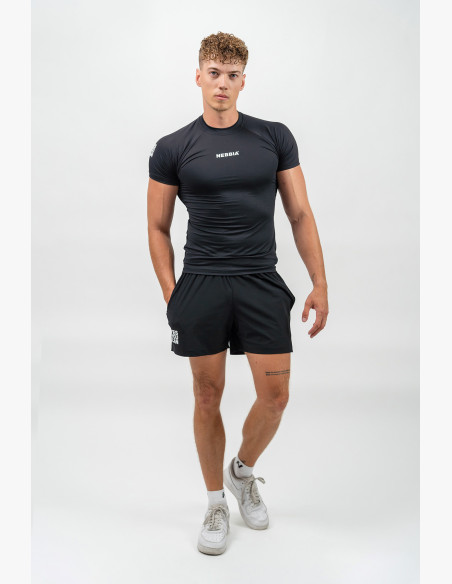 NEBBIA Compression sports shirt PERFORMANCE black