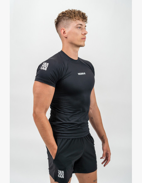 NEBBIA Compression sports shirt PERFORMANCE black