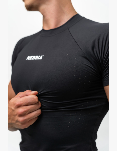 NEBBIA Compression sports shirt PERFORMANCE black