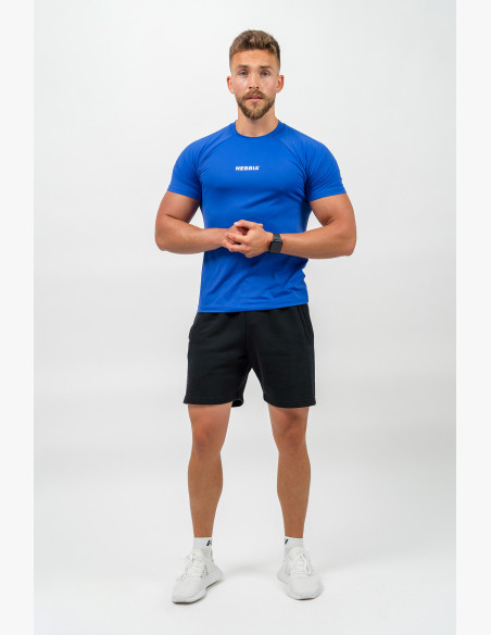 NEBBIA Compression sports shirt PERFORMANCE blue