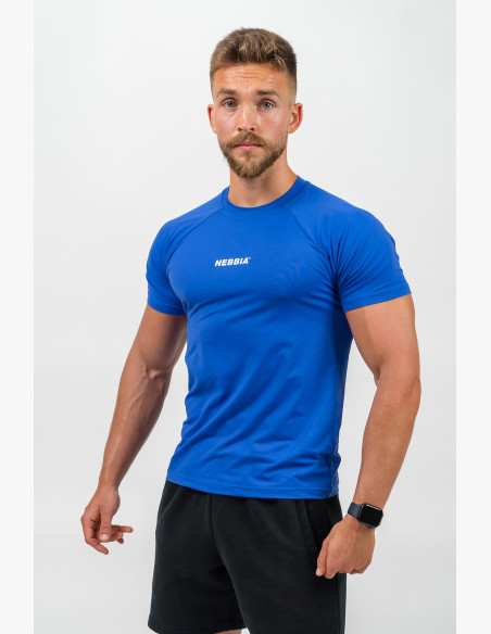 NEBBIA Compression sports shirt PERFORMANCE blue