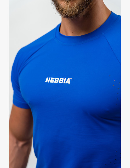 NEBBIA Compression sports shirt PERFORMANCE blue