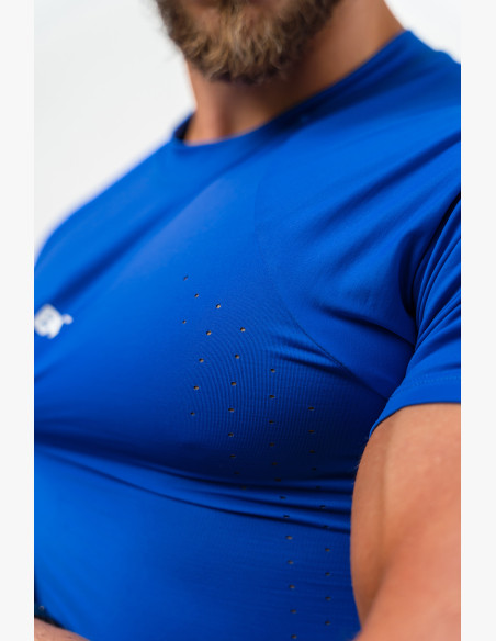 NEBBIA Compression sports shirt PERFORMANCE blue
