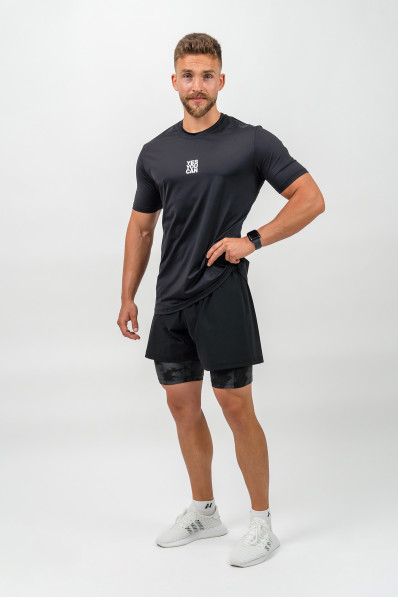 NEBBIA Functional sports t-shirt RESISTANCE black