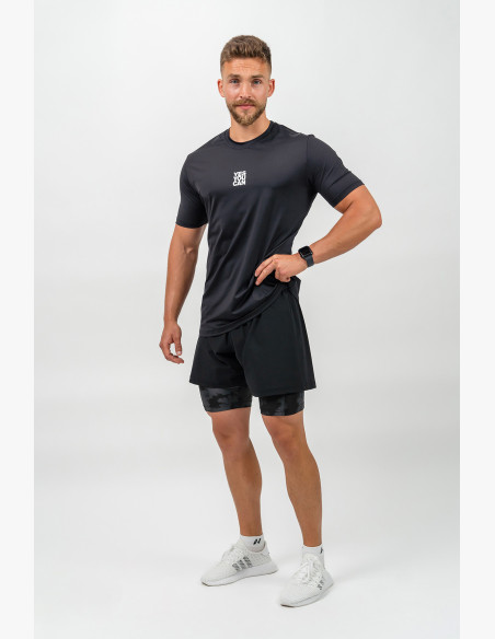 NEBBIA Functional sports t-shirt RESISTANCE black