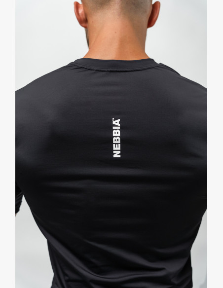 NEBBIA Functional sports t-shirt RESISTANCE black