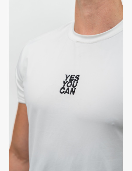 NEBBIA Functional sports t-shirt RESISTANCE white