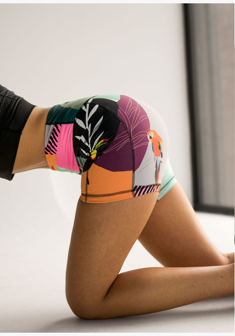 KFIT Mini Shorts Parrot