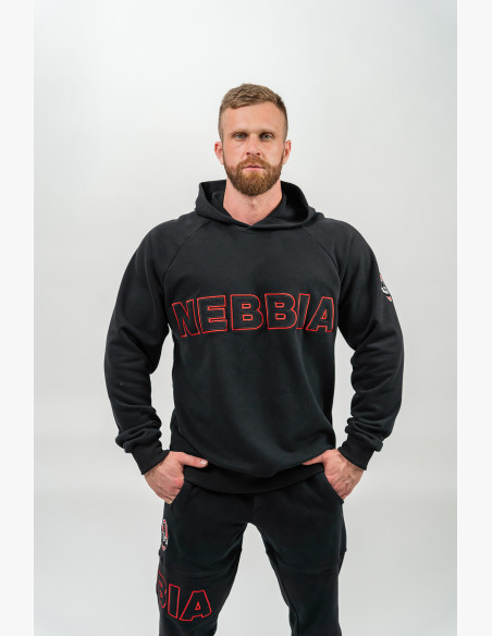 NEBBIA Hoodie LEGACY black