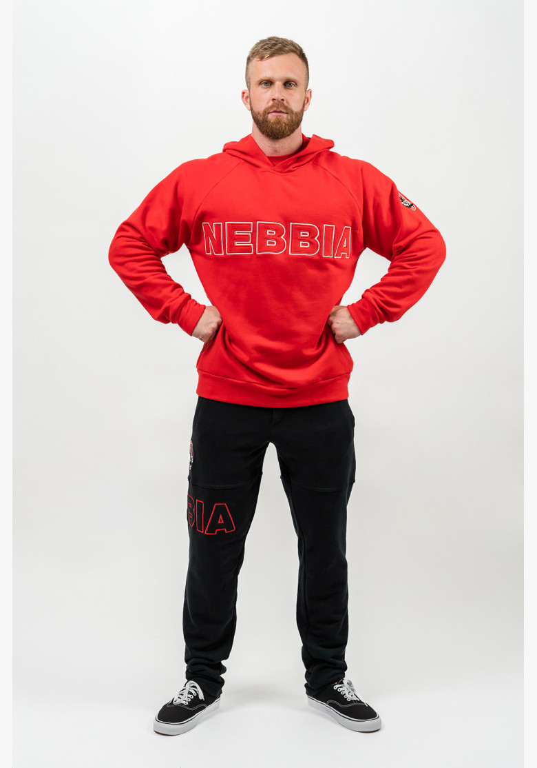 NEBBIA Hoodie LEGACY red