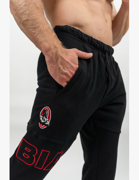 NEBBIA Loose sweatpants with pockets COMMITMENT black