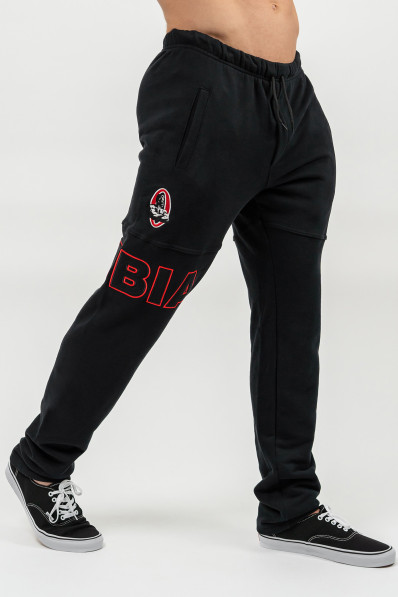 NEBBIA Loose sweatpants with pockets COMMITMENT black
