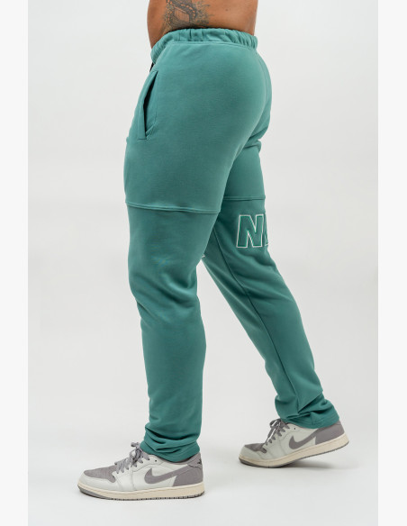 NEBBIA Loose sweatpants with pockets COMMITMENT green