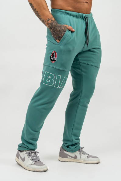NEBBIA Loose sweatpants with pockets COMMITMENT green
