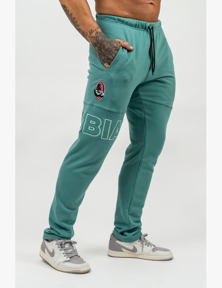 NEBBIA Loose sweatpants with pockets COMMITMENT green