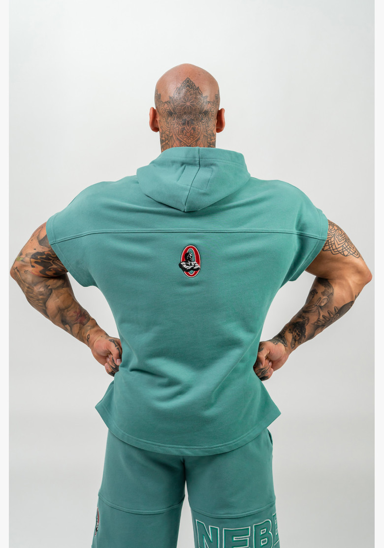 NEBBIA Rag hooded top REAL CHAMPION...