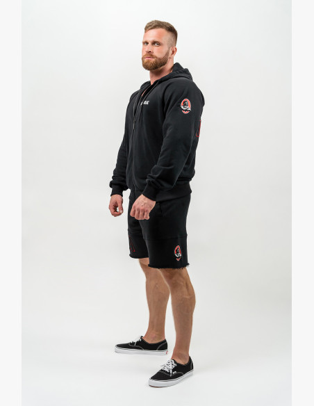 NEBBIA Zippered sweatshirt BEYOND ORDINARY black