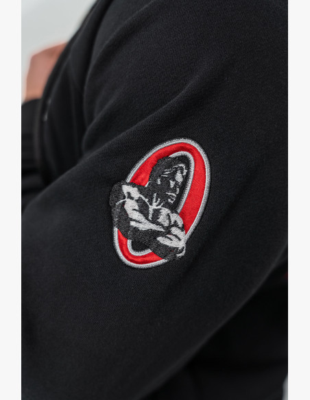 NEBBIA Zippered sweatshirt BEYOND ORDINARY black