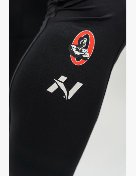 NEBBIA Fitness leggings with pocket DISCIPLINE black